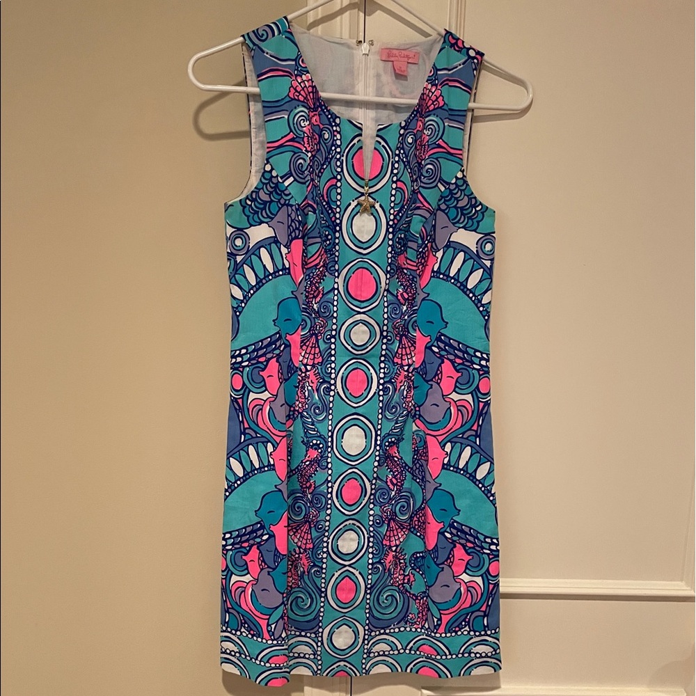 Lily Pulitzer Sea Jewels , size 0 summer shift